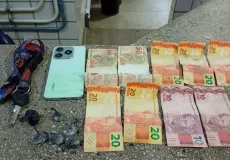 Homem é preso por tráfico de drogas durante operação da PM em Teixeira de Freitas