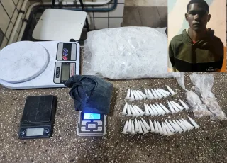 Homem é preso por tráfico de drogas no interior de Medeiros Neto