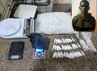 Homem é preso por tráfico de drogas no interior de Medeiros Neto