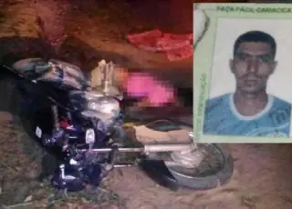 Homem morre em acidente ao bater moto contra árvore