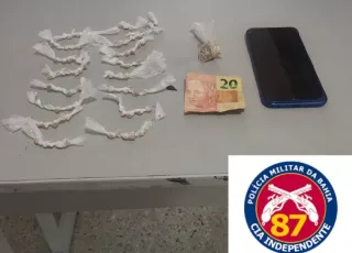 Homem preso pela PM por descumprir regras de tornozeleira eletrônica estava com pedras de crack