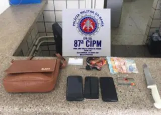 Homens que roubaram transeuntes são presos pela PM em Teixeira de Freitas
