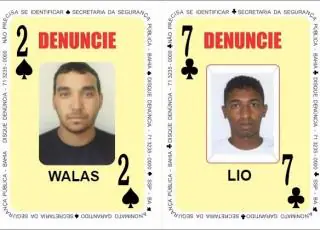 Homicida e traficante são inseridos no Baralho do Crime