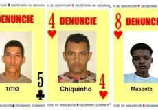 Homicidas e traficantes passam a integrar o Baralho do Crime da SSP