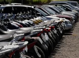 Honda, Fiat, Volkswagen e Chevrolet estão entre os veículos leiloados pelo Detran em Eunápolis