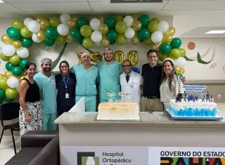 Hospital Ortopédico do Estado da Bahia ultrapassa marca de 25 mil cirurgias e a colocação de 2 mil próteses de quadril em pacientes do SUS