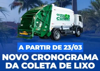 Ibirapuã anuncia novo cronograma de coleta de lixo a partir de 23 de março