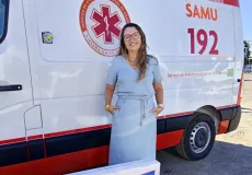 Ibirapuã avança na saúde com entrega de ambulância do SAMU e kit de Telessaúde