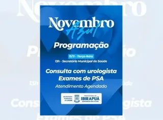 Ibirapuã lança campanha Novembro Azul com ações de prevenção e cuidado à saúde do homem