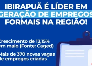 Ibirapuã: Prefeitura comemora liderança no crescimento de empregos formais em maio com 13,15%