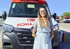 Ibirapuã recebe nova ambulância 0km para fortalecer o atendimento do SAMU