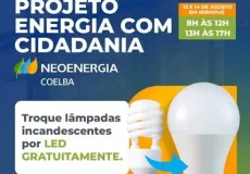 Ibirapuã recebe projeto que troca lâmpadas e ajuda famílias a economizar na conta de luz