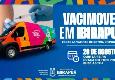 Ibirapuã recebe Vacimóvel nesta quinta-feira (20) para reforçar campanha de multivacinação