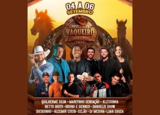 Ibirapuã se prepara para a 39ª Festa do Vaqueiro com grandes atrações musicais