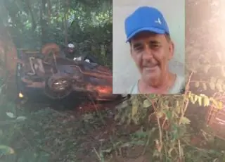 Idoso morre em acidente no interior de Itamaraju. 03 pessoas ficaram feridas.