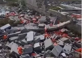 Imagens mostram o que sobrou da empresa que explodiu em São Mateus/ES matando um trabalhador e deixando outro em estado grave