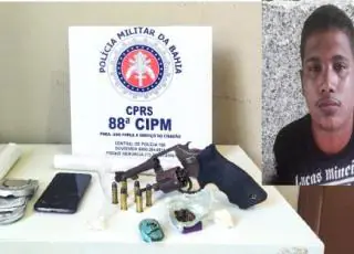 Índio é preso com arma e drogas em Caravelas