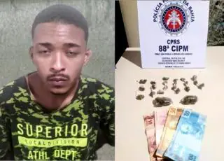 Indivíduo é preso com drogas escondidas em um bar na cidade do Prado