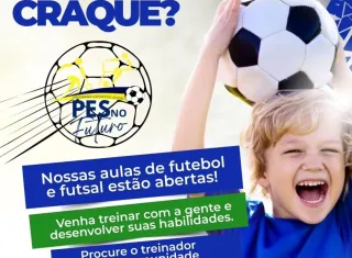Inscrições abertas! Projeto “Pés no Futuro” oferece aulas de futebol e futsal para jovens em Vereda