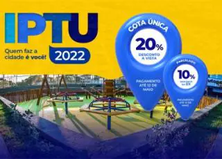 IPTU poderá ser pago em cota única até dia 12 de Maio de 2022, em Teixeira