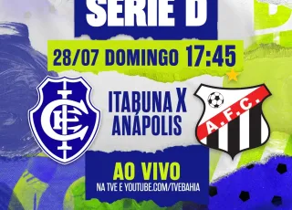 Itabuna e Anápolis se enfrentam no domingo (28) pela Série D 