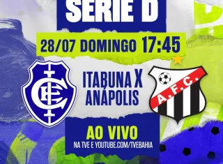 Itabuna e Anápolis se enfrentam no domingo (28) pela Série D 