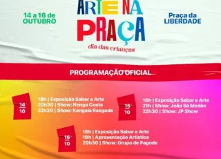 Itanhém - 3º Arte na Praça – Edição Dia das Crianças - começa nesta sexta e vai até domingo