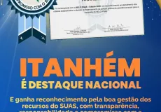 Itanhém conquista Selo FNAS 2025 e se destaca pela excelência na gestão da assistência social