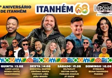 Itanhém prepara grande celebração pelos 68 anos com a 24ª Exponhém, Dorgival Dantas e outras atrações