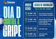 Itanhém promove “Dia D contra a Gripe” com vacinação itinerante em comunidades rurais e distritos