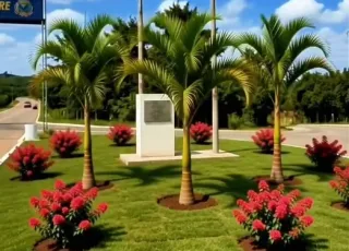 Itanhém revitaliza entrada da cidade com novo projeto de paisagismo