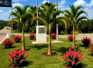 Itanhém revitaliza entrada da cidade com novo projeto de paisagismo