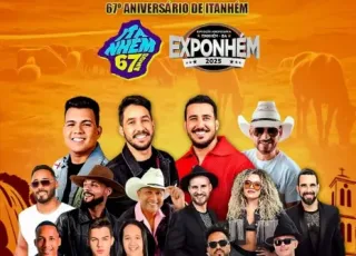 Itanhém se prepara para a maior festa do ano: Exponhém 2025 celebra os 67 anos da cidade com atrações nacionais e cultura local