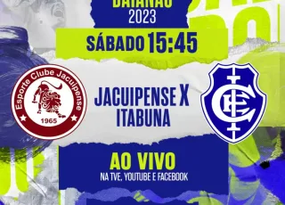 Campeonato Baianão - Jacuipense e Itabuna neste sábado