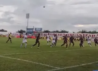 Jacuipense sai na frente, mas Bahia arranca empate na primeira decisão pelo Estadual