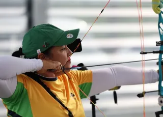 Jane Karla brilha no Mundial de tiro com arco paralímpico