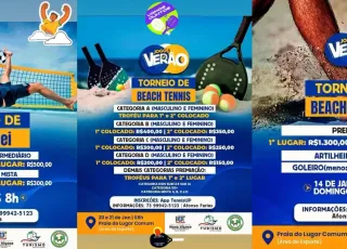 Janeiro esportivo e musical em Nova Viçosa: Competições e shows para animar o verão