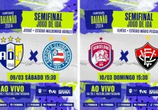Jequié x Bahia e Barcelona x Vitória fazem as semifinais na TVE