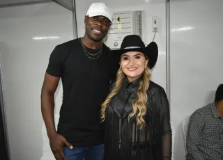Jogador Diego Ivo, recém contratado do Paraná Clube participa da 38ª Festa do Vaqueiro de Ibirapuã