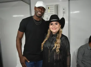 Jogador Diego Ivo, recém contratado do Paraná Clube participa da 38ª Festa do Vaqueiro de Ibirapuã
