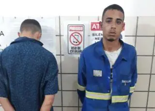 Jovem com uniforme da Engelmig é preso pela CAEMA em Teixeira com moto roubada em Medeiros Neto