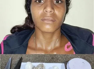 Jovem de 19 anos é presa com mais de 1 kg de drogas em Medeiros Neto