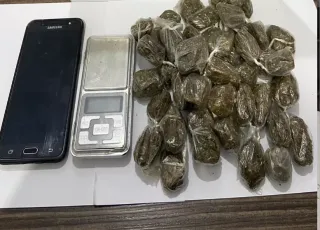 Jovem é preso com drogas pelo PETO da 44ª CIPM em Medeiros Neto