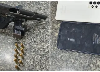 Jovem é preso com pistola de numeração suprimida e nove munições em Monte Pascoal