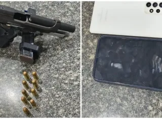 Jovem é preso com pistola de numeração suprimida e nove munições em Monte Pascoal