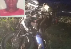 Jovem morre após colidir moto em cerca de arame  na zona rural de Teixeira de Freitas