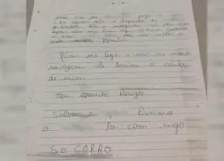 Jovem que era agredida pelo ex pede socorro por meio de carta entregue a leiteiro, 'Estou correndo perigo'