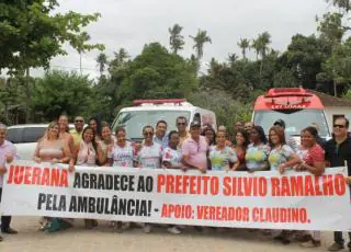 Juerana recebe ambulância nova. Agora são 09 ambulâncias entregues em todo o município de Caravelas