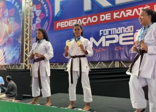 Karatecas de Caravelas brilham no Campeonato Baiano em Feira de Santana