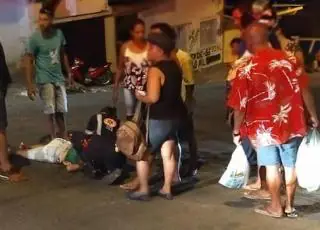 Ladeira do Canequinho - Mulher é atropelada por motociclista em Itamaraju